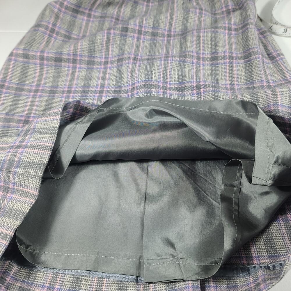 Pendleton Blue Gray Wool Plaid Lined Vintage Usa … - image 4